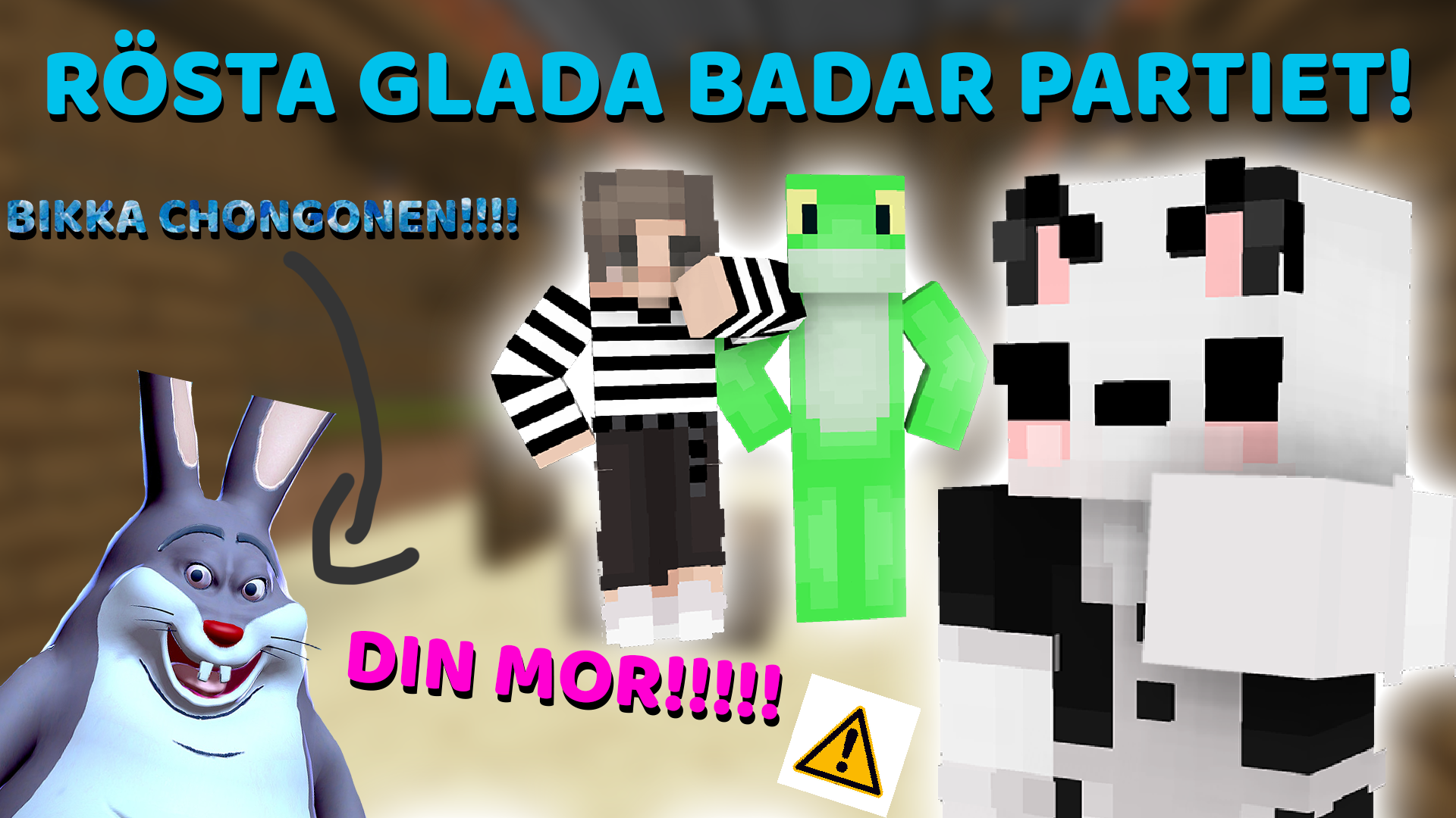 Glada Badar Partiet vinner valet!