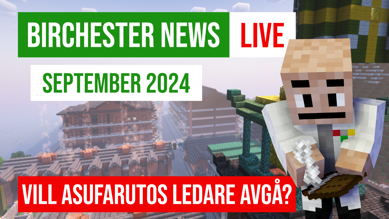 VILL ASUFARUTOS LEDARE AVGÅ? & MER [BIRCHESTER NEWS LIVE]
